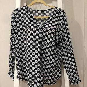 Ann Taylorism sleeve blouse